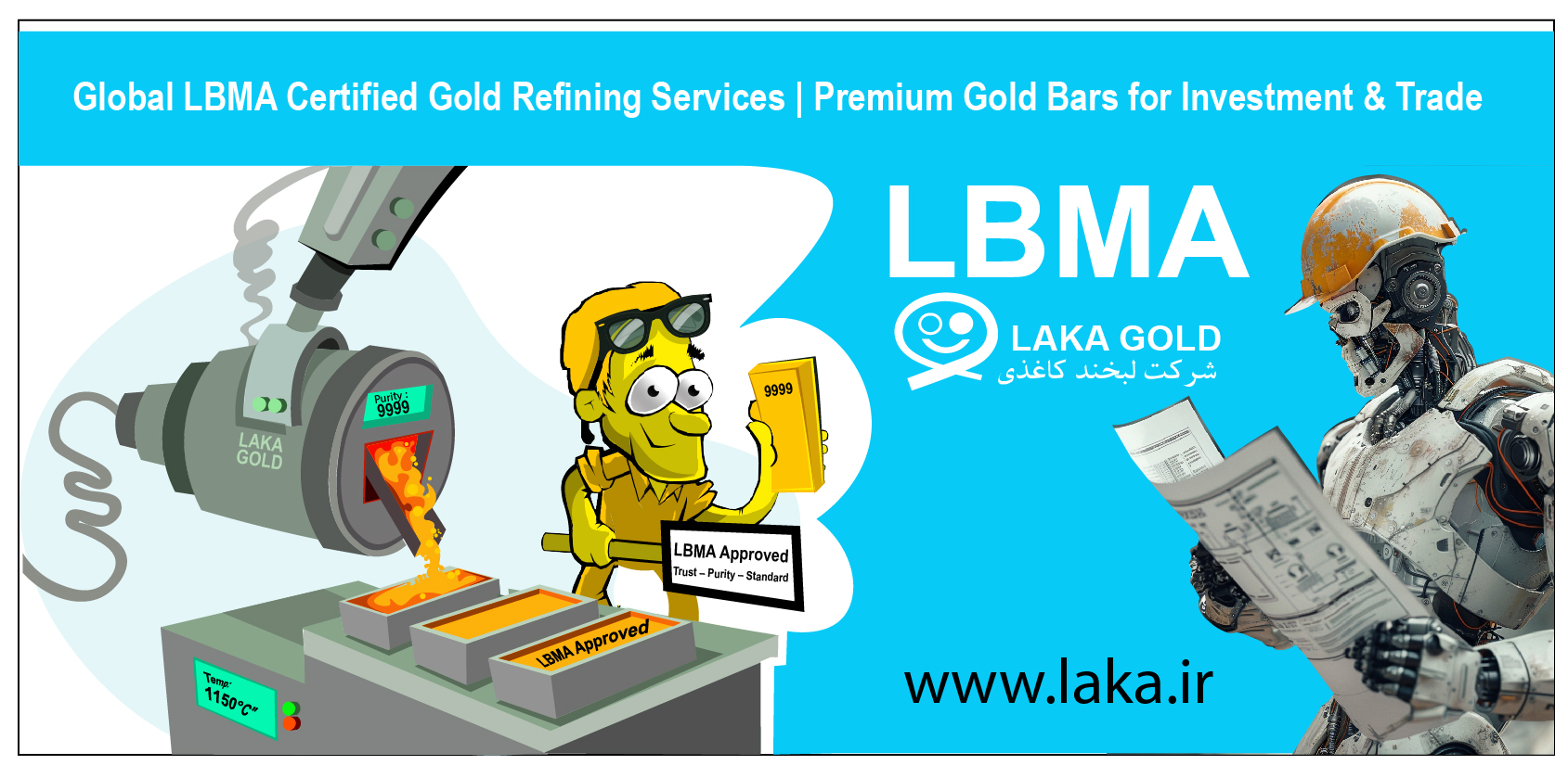 Global LBMA Certified Gold Refining Services | Premium Gold Bars for Investment & Trade