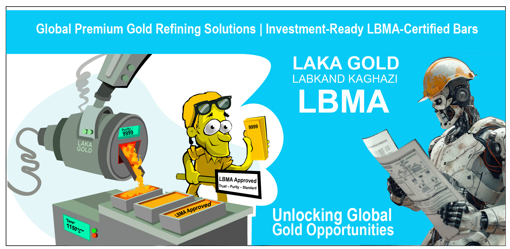 Global Premium Gold Refining Solutions | LBMA Investment-Ready Gold Bars