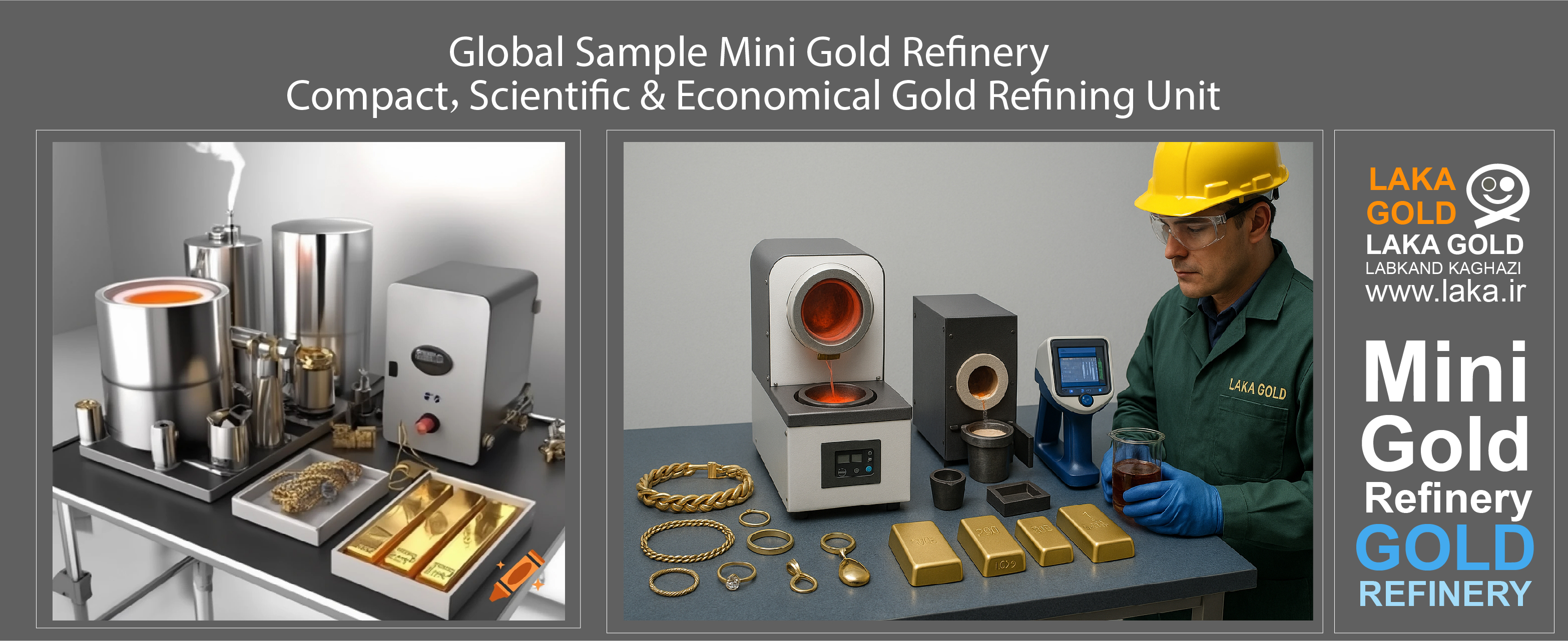 Global Sample Mini Gold Refinery | Compact, Scientific & Economical Gold Refining Unit