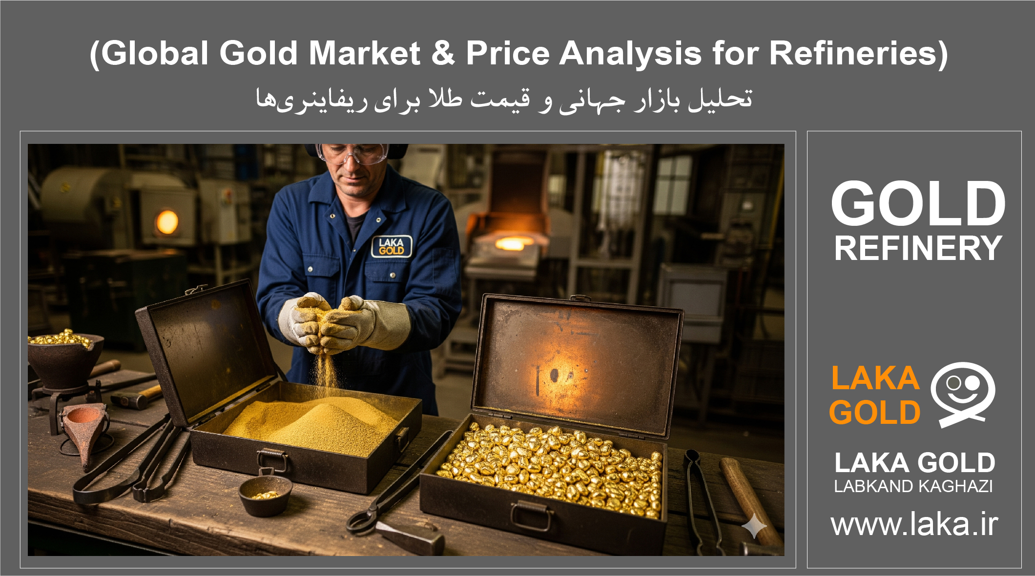 ماده اولیه در ریفاینری طلا  شمش دُره (Gold Doré Bars)