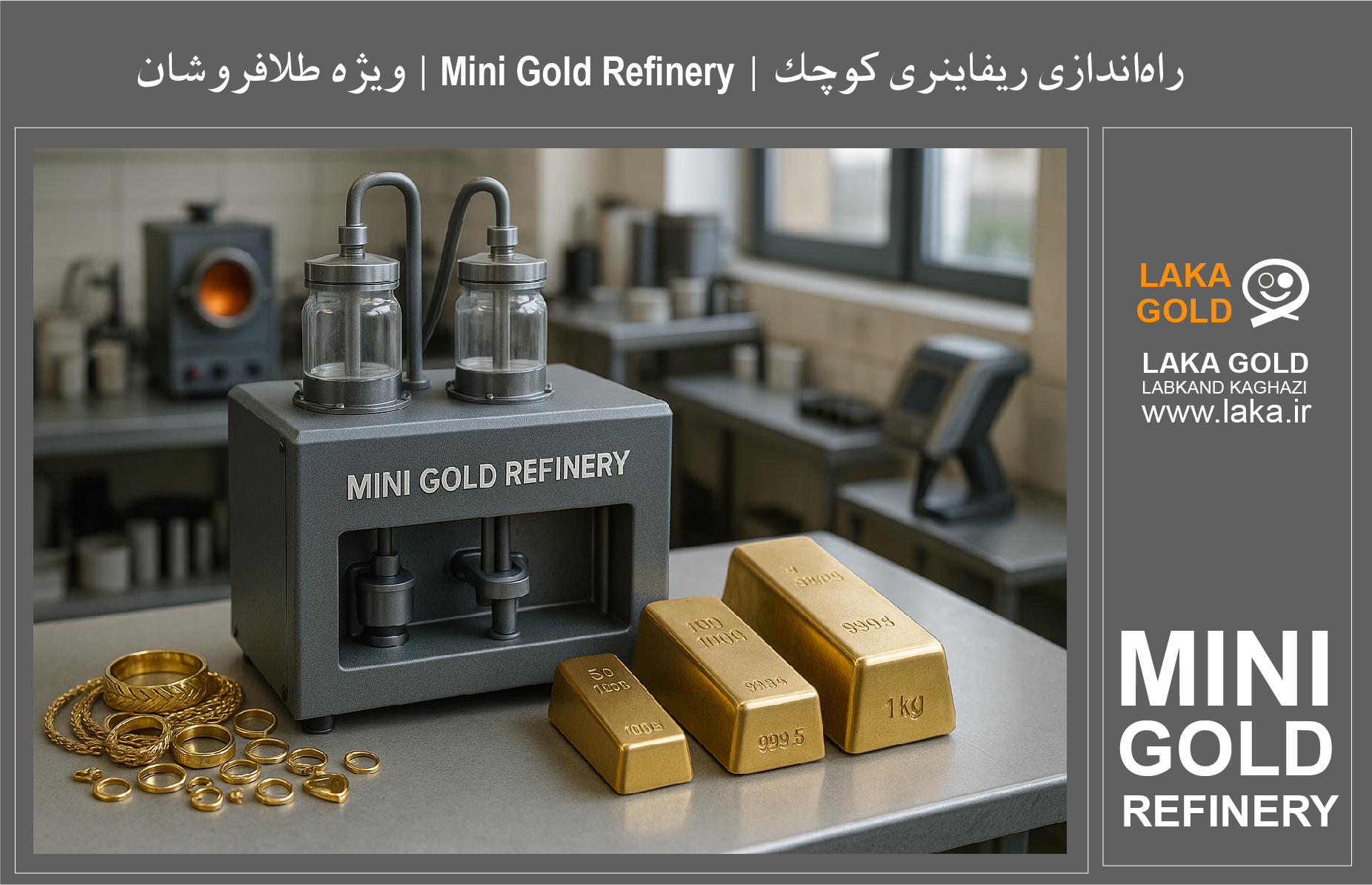  «راه‌اندازی ریفاینری کوچک | Mini Gold Refinery ویژه طلافروشان»