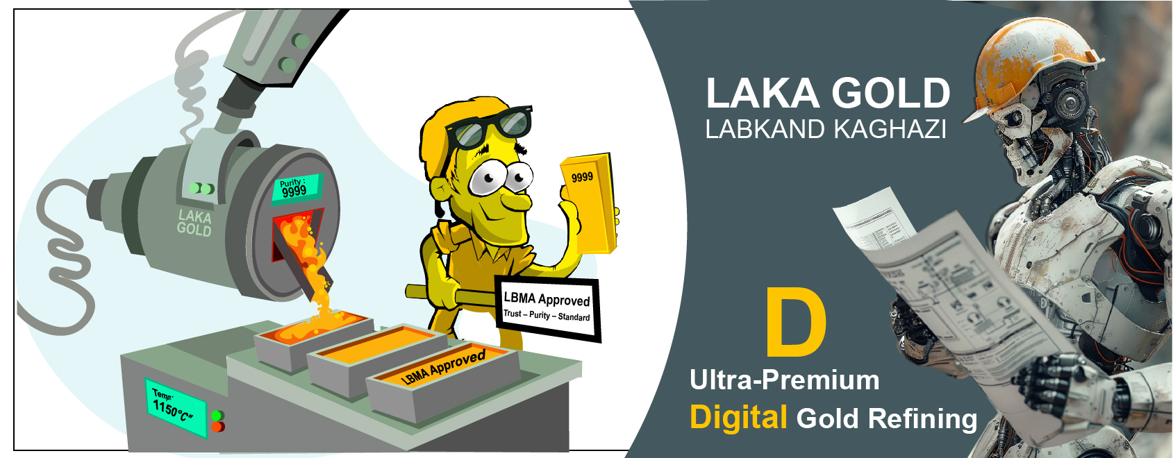 Ultra-Premium Digital Gold Refining | Global Investor-Ready LBMA Bars